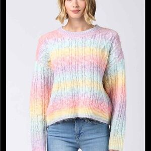 Fate Pastel Rainbow Women's Sweater